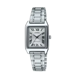 ساعت مچی زنانه Casio مدل LTP-V007D-7B | بند استیل ،صفحه سفید | کلاسیک